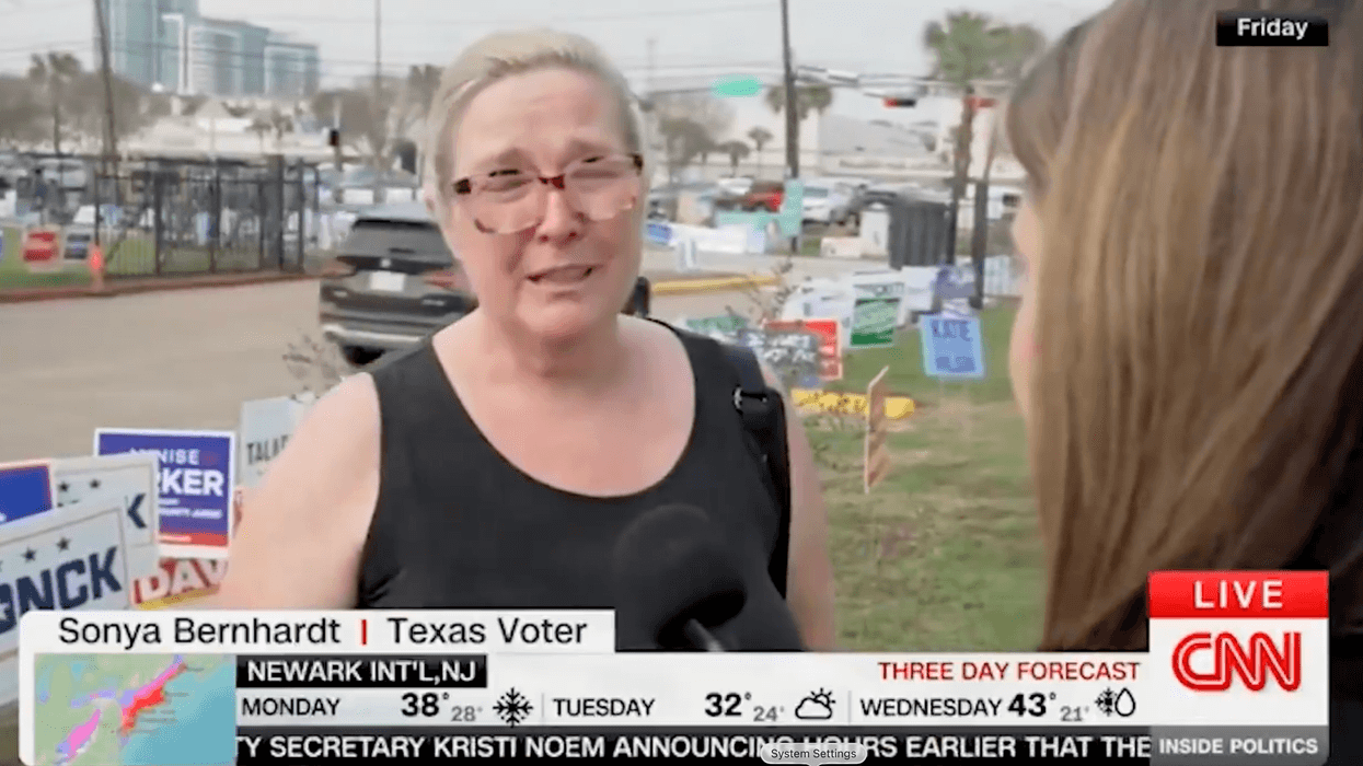 Texas voter reduced to literal tears she felt forced to vote for a white man over Jasmine Crockett
