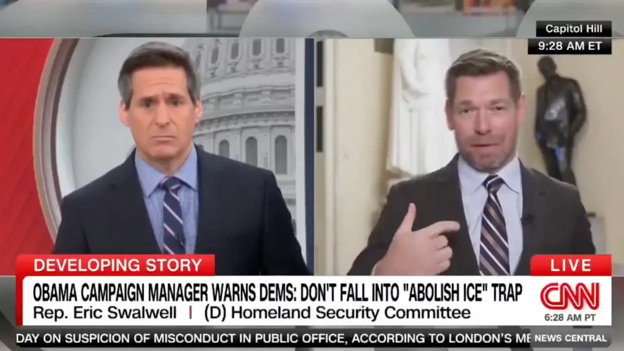 Eric Swalwell freaks out on ICE: "People are fed up and don't want it to be funded"