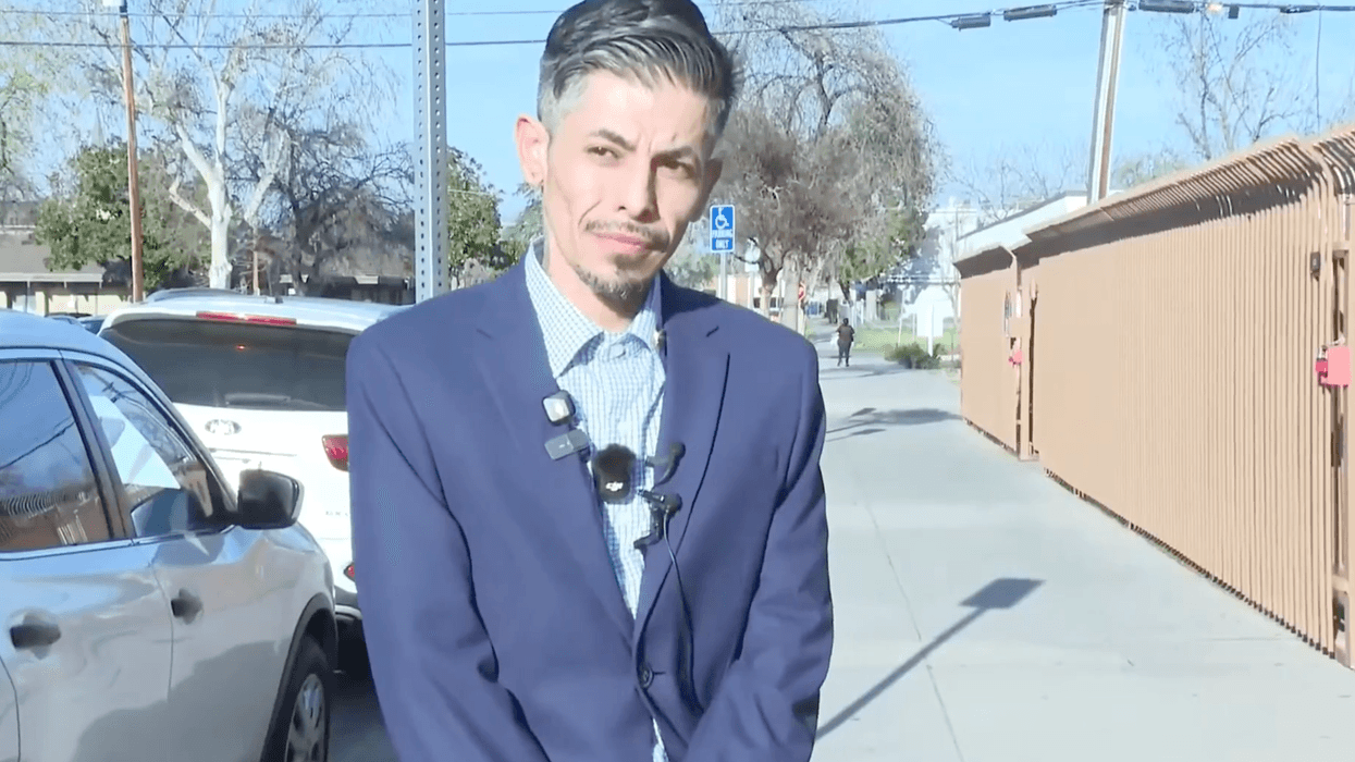 Registered sex offender candidate in Gavin Newsom's California holds presser across from a school. Read that again.