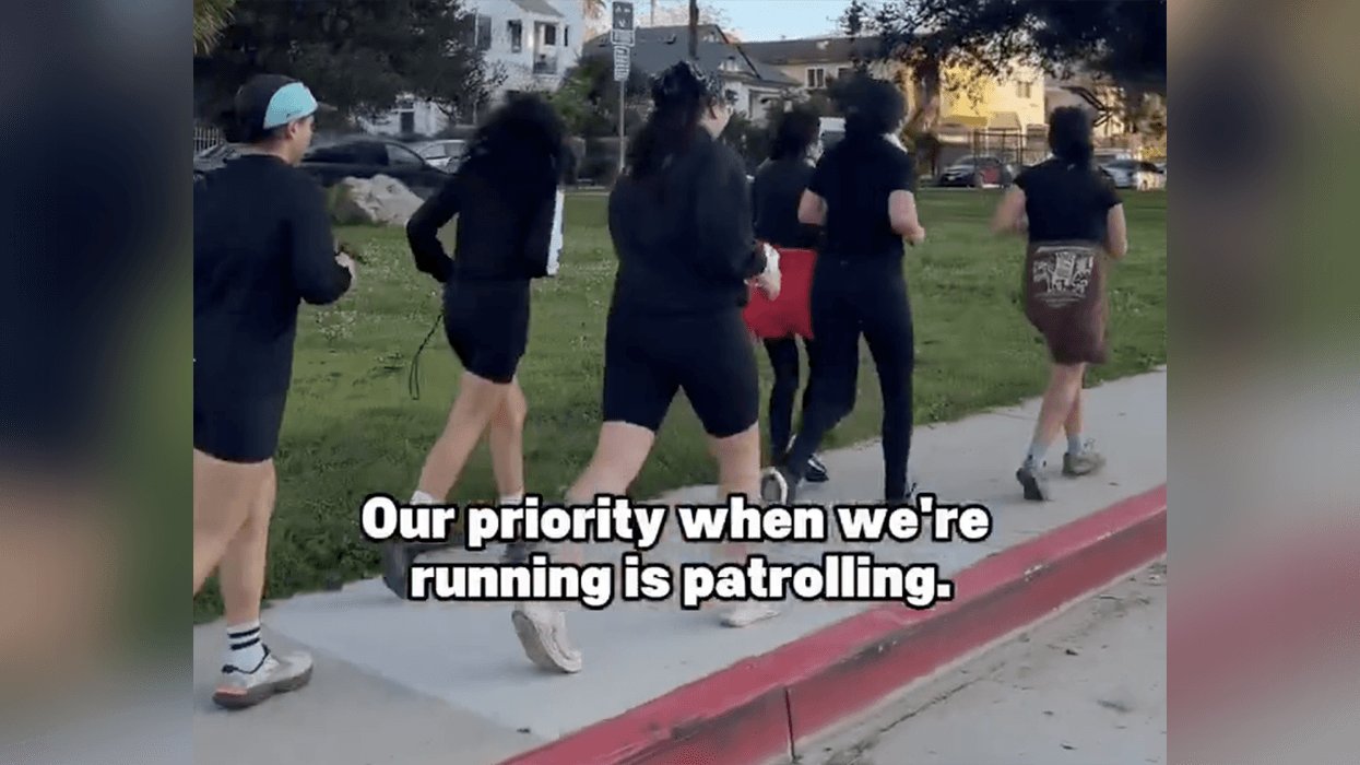 Awful white women start running club to hunt down ICE agents in their neighborhood
