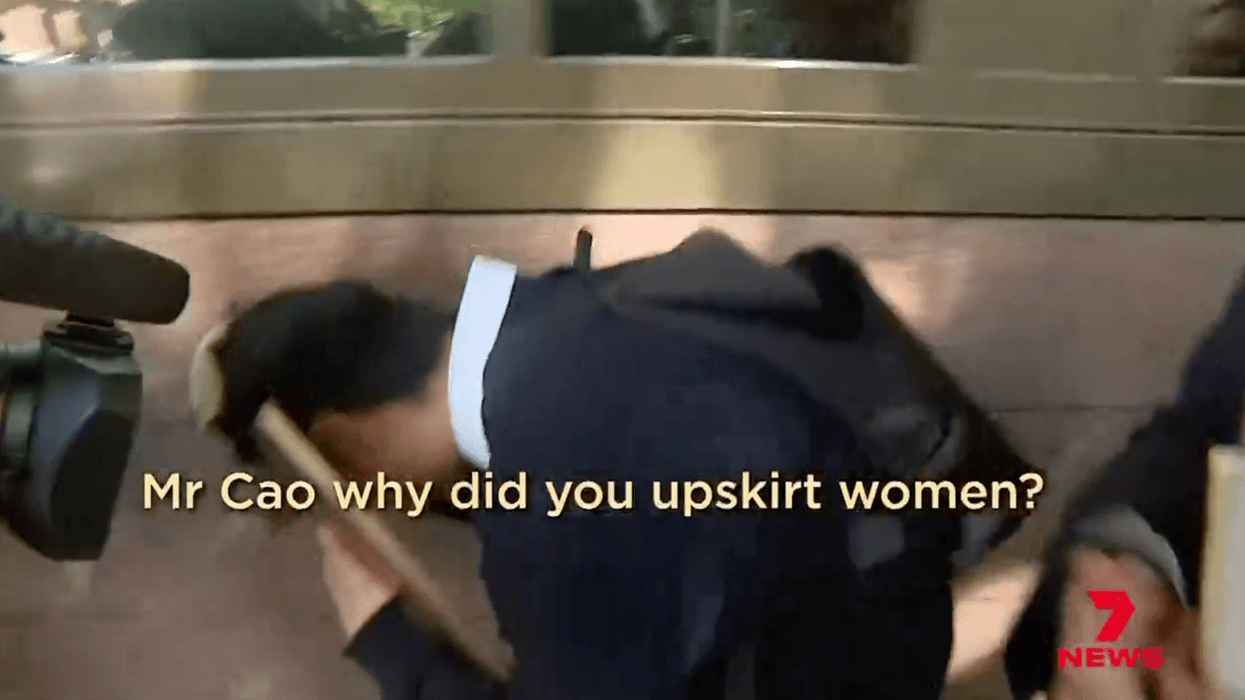 "Serial upskirter" who filmed over 100 videos up girls' skirts avoids prison time because he isn't sure of his gender