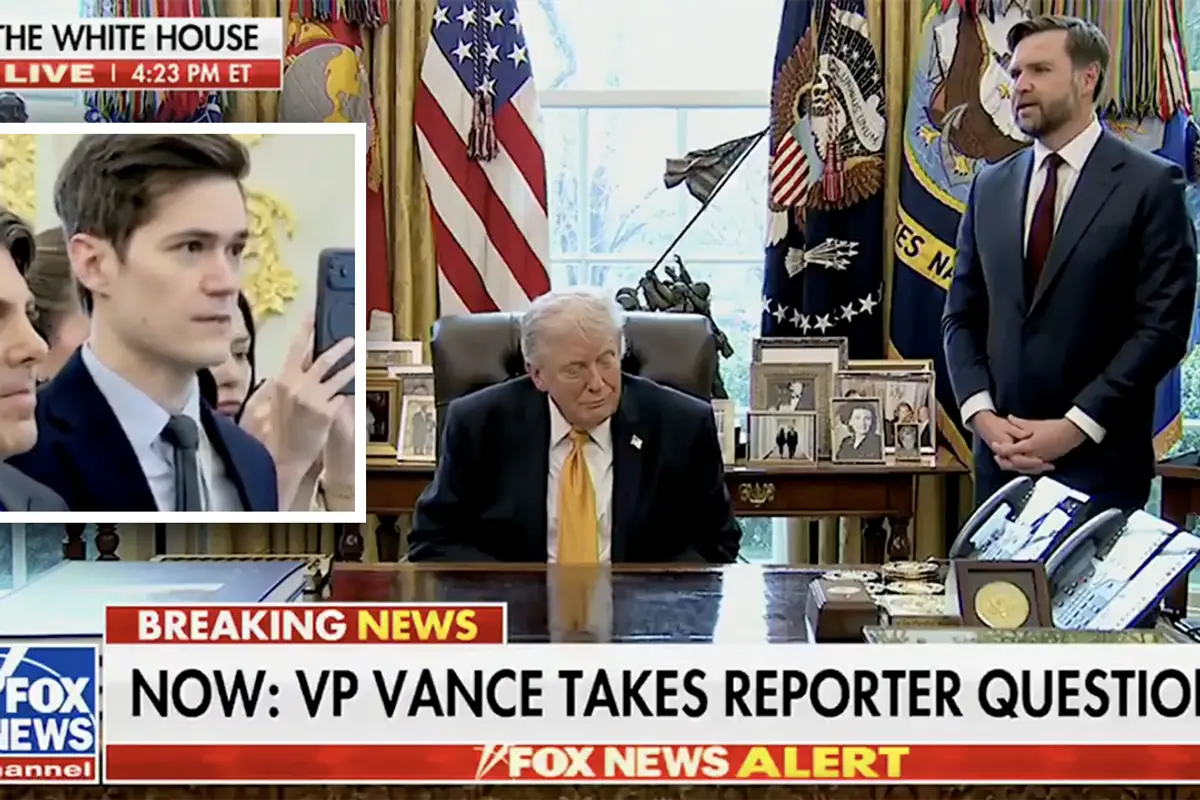 Reporter confronts JD Vance on past foreign policy disputes with Trump, but the VP answers with perfection