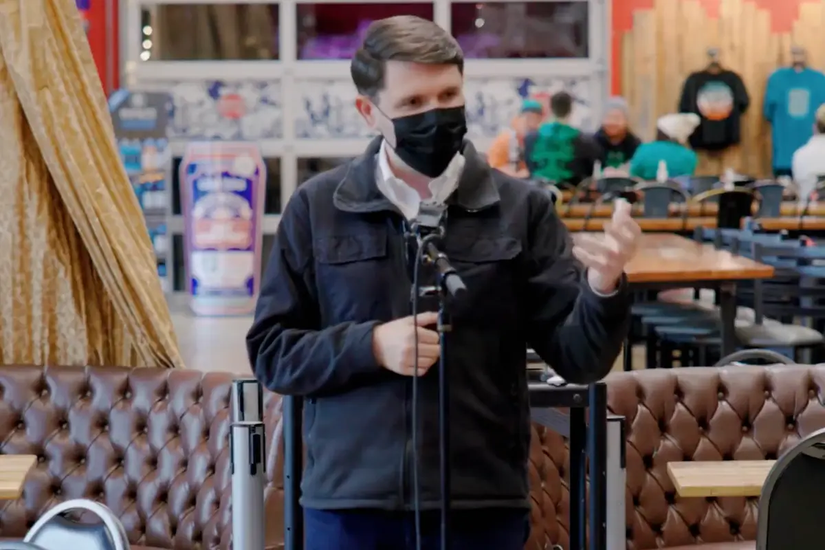 James Talarico, running for Senate in TEXAS, demands we go vegan to fight climate change...while wearing a mask