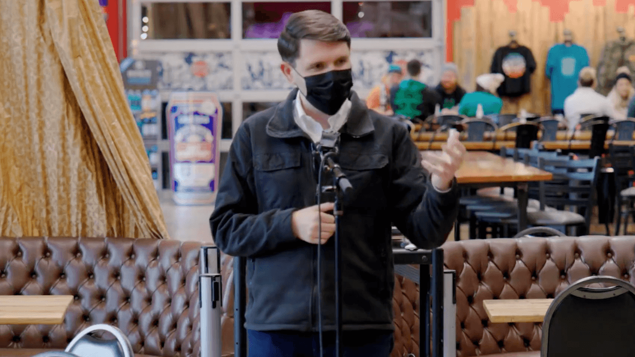 James Talarico, running for Senate in TEXAS, demands we go vegan to fight climate change...while wearing a mask