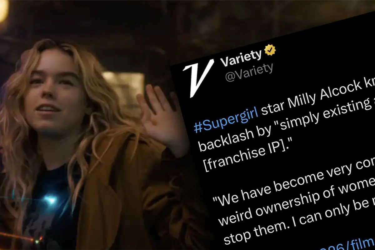 "Supergirl" actress didn't quite make political comment that hacks at "Variety" claim she did, but clicks don't bait themselves