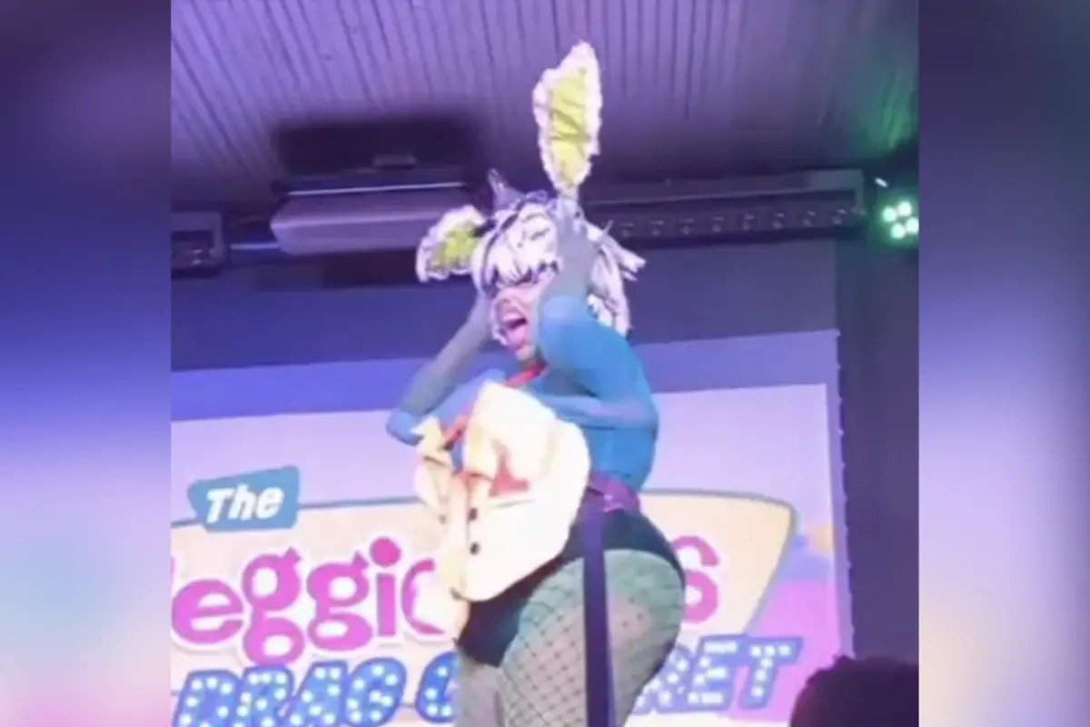 Drag queens host show inspired by popular Christian CHILDREN'S cartoon VeggieTales