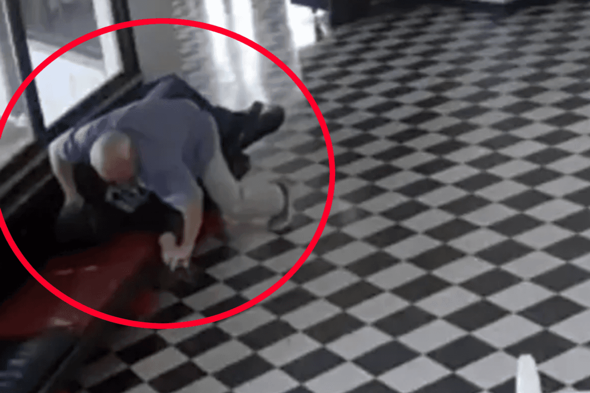 Gunman's attempt to shoot up school gets foiled by brave principal tackling him to the ground