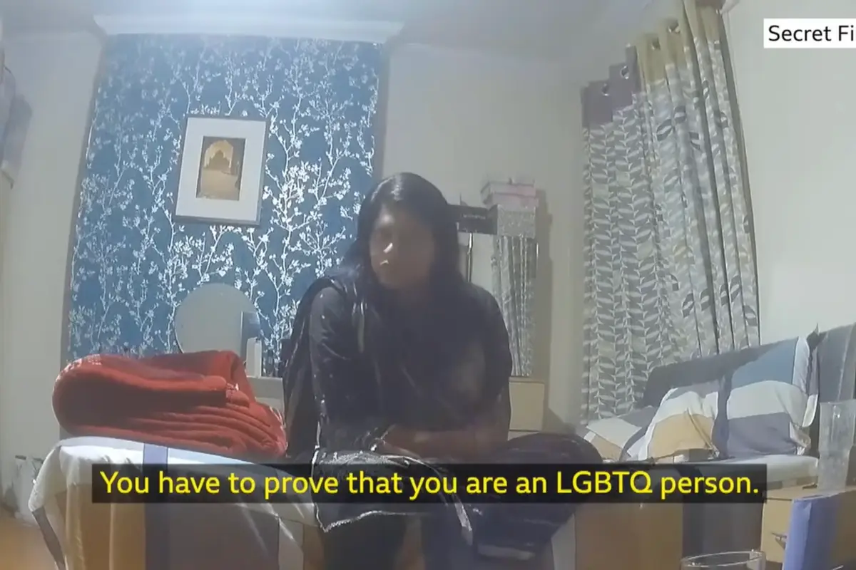 Undercover video exposes immigration rights group coaching migrants to claim they're LGBTQ to cheat the asylum process
