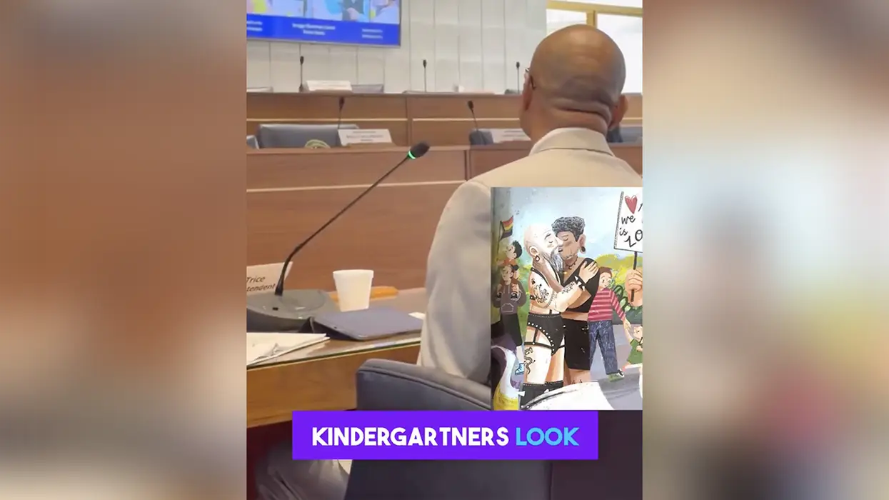 Superintendent testifies it's totally fine for kindergarteners to read book featuring two dude kissing in fetish gear