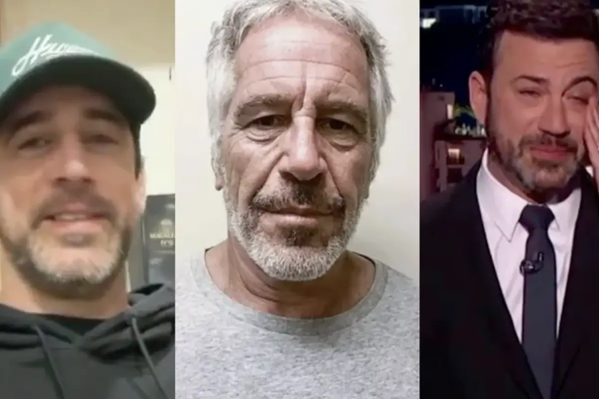 Hey, remember when Aaron Rodgers used his free speech to joke about Jimmy Kimmel and Epstein, and Kimmel threatened to sue?
