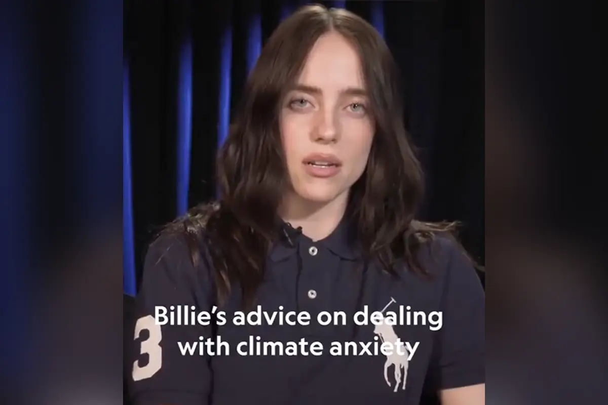 Billie Eilish shares how she deals with something called "climate anxiety," claims it's really scary