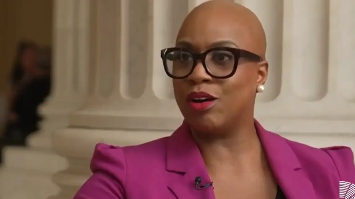 Bald democrat congresswoman: The GOP, like, is totally bringing back slavery or something