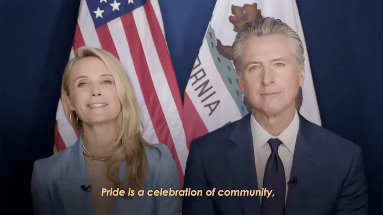 Gavin Newsom and his wife release message saying how proud they are of you...but only if you're on the LGBTQ spectrum