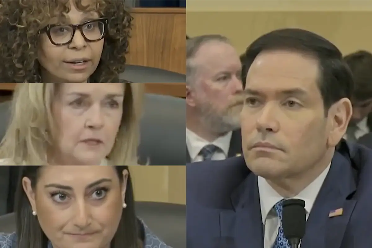 Marco Rubio has an AWFL day, having to, respectfully, tell Democrat congresswomen to calm down
