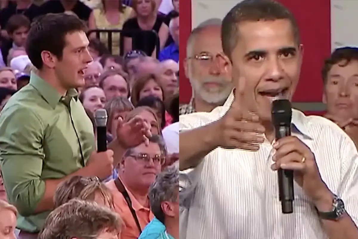 Republican gubernatorial candidate DESTROYS Obamacare right in Obama's face 17 years ago (with a Rush Limbaugh cameo)