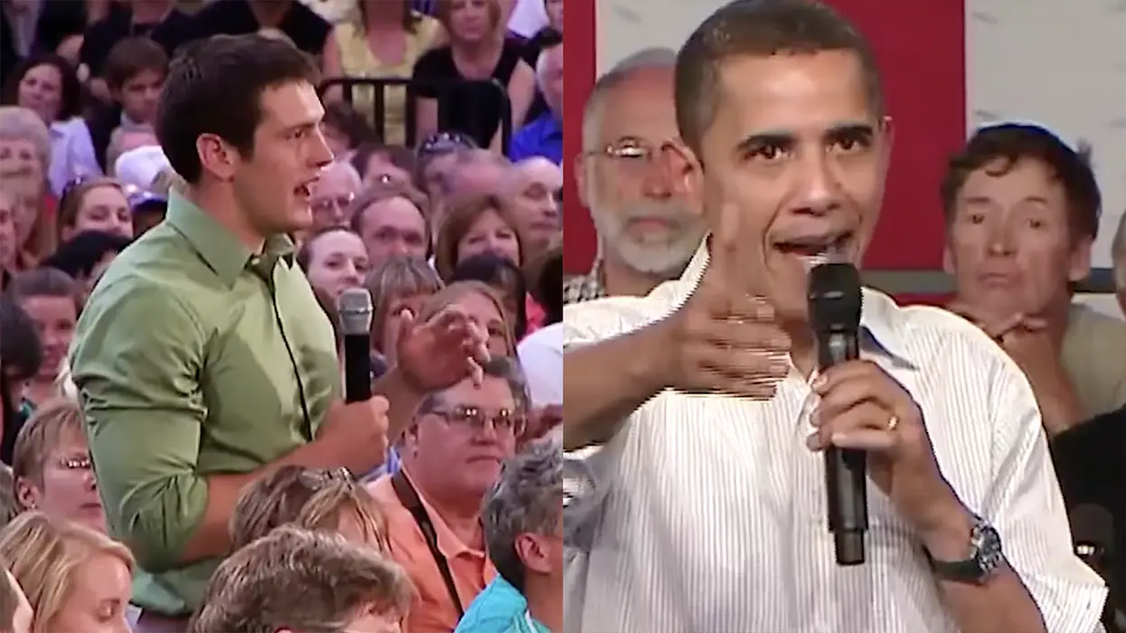 Republican gubernatorial candidate DESTROYS Obamacare right in Obama's face 17 years ago (with a Rush Limbaugh cameo)