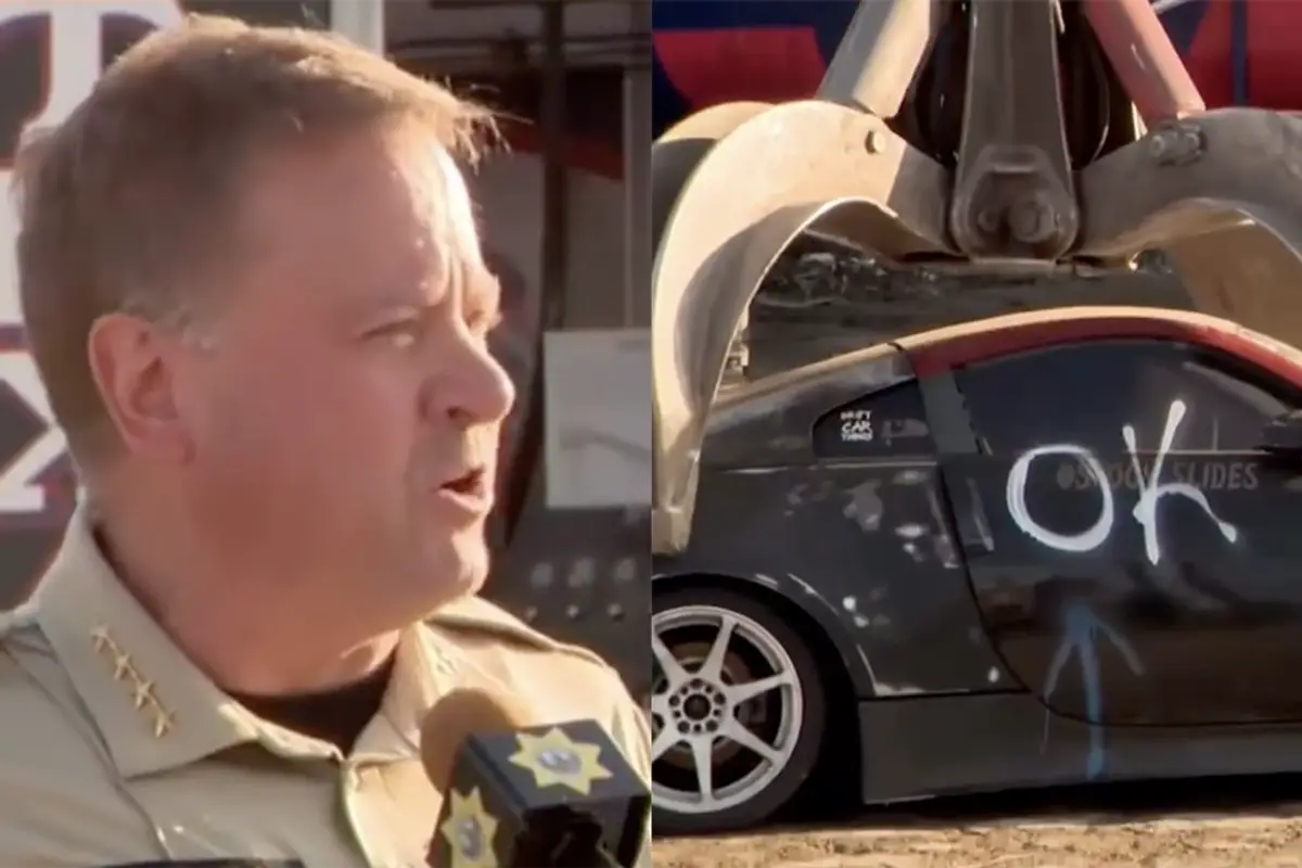 Based sheriff announces new policy, letting "teens" know what happens to their cars after "teen takeovers"