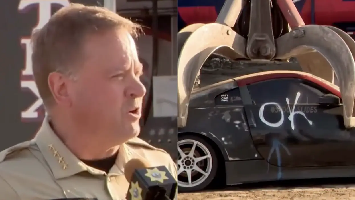 Based sheriff announces new policy, letting "teens" know what happens to their cars after "teen takeovers"