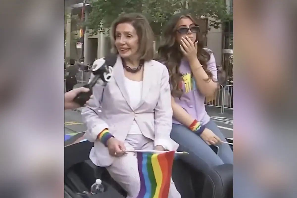 Nancy Pelosi leaves her crypt long enough to attend Pride Parade, claim without evidence gays make America more American