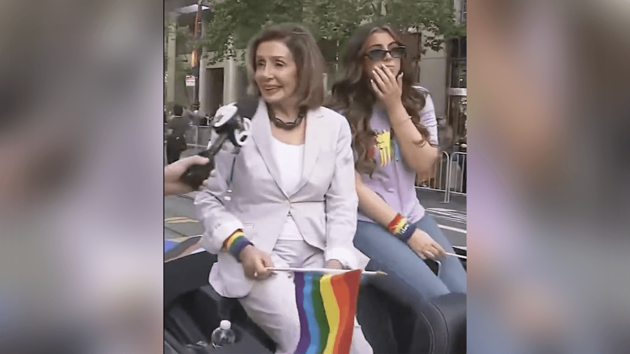 Nancy Pelosi leaves her crypt long enough to attend Pride Parade, claim without evidence gays make America more American