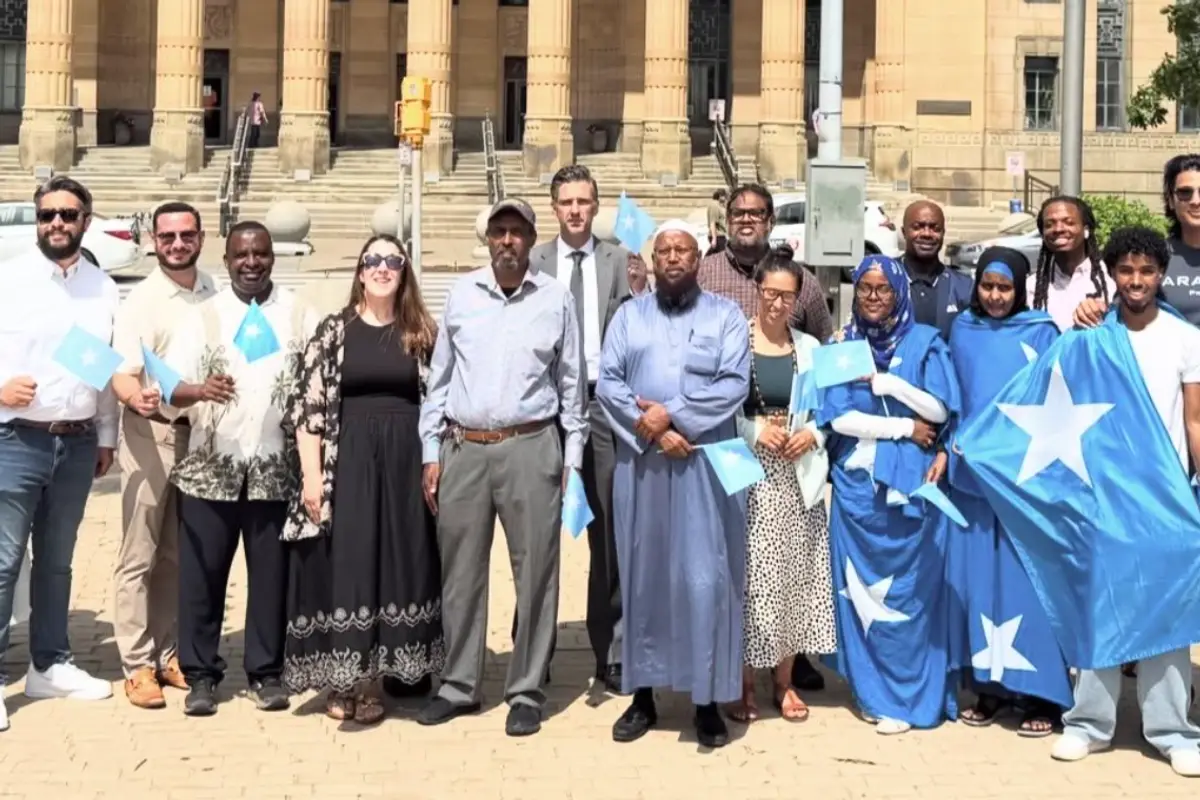 City Hall raises Somalian flag over government building after canceling fireworks show for AMERICA'S 250th