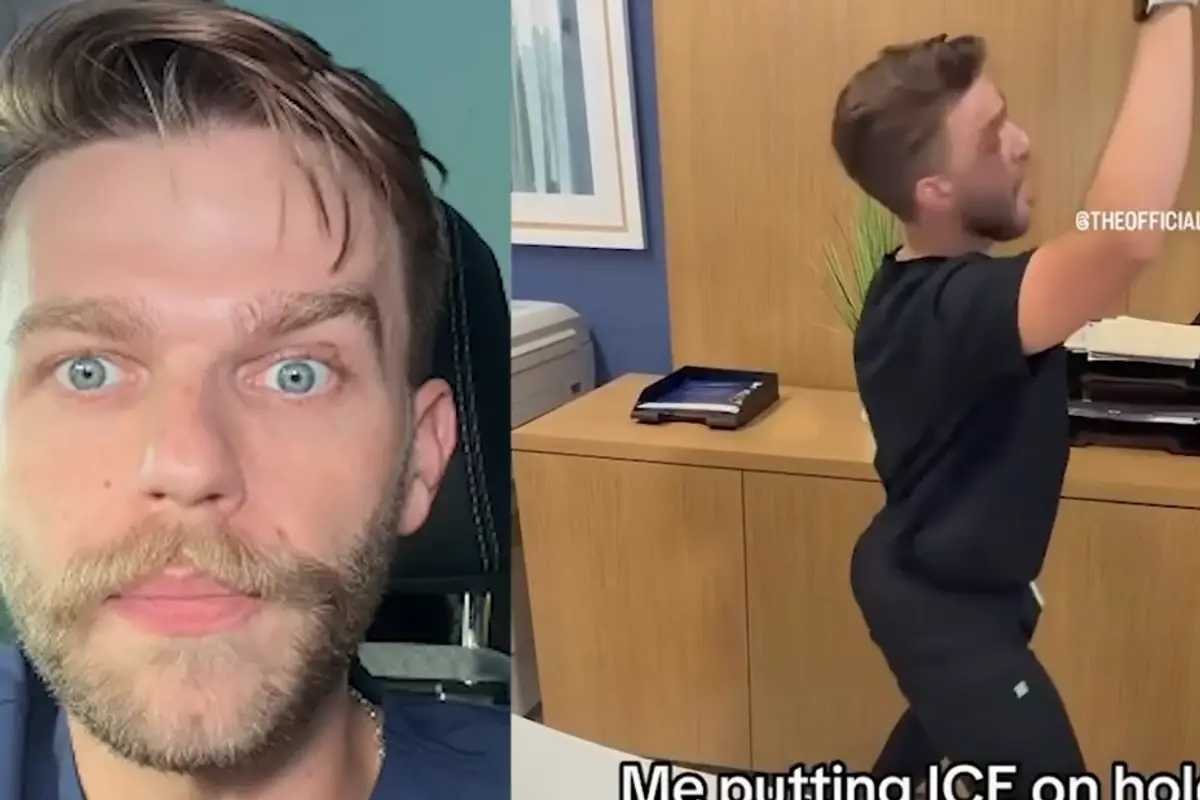 Gay Dancing TikTok Nurse Promotes Anti-ICE Videos While Mocking Disabled Patient