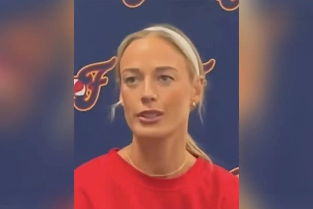 Sophie Cunningham refuses to back down from "anti" "trans" comments, no matter how many times the media asks her to