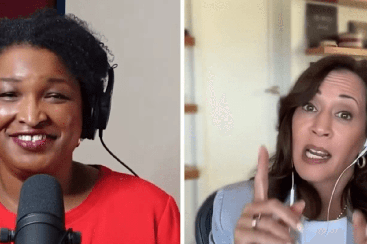Kamala Harris Cackles With Stacey Abrams Talking About Her Political “Attitude”