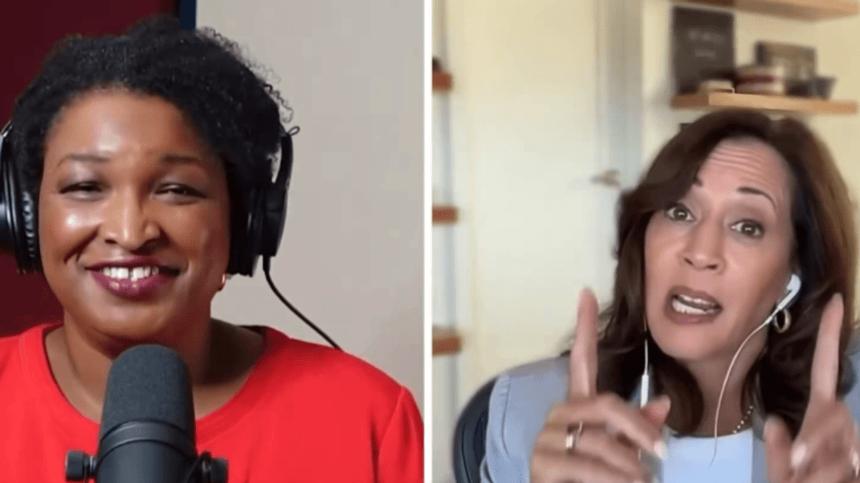 Kamala Harris Cackles With Stacey Abrams Talking About Her Political “Attitude”