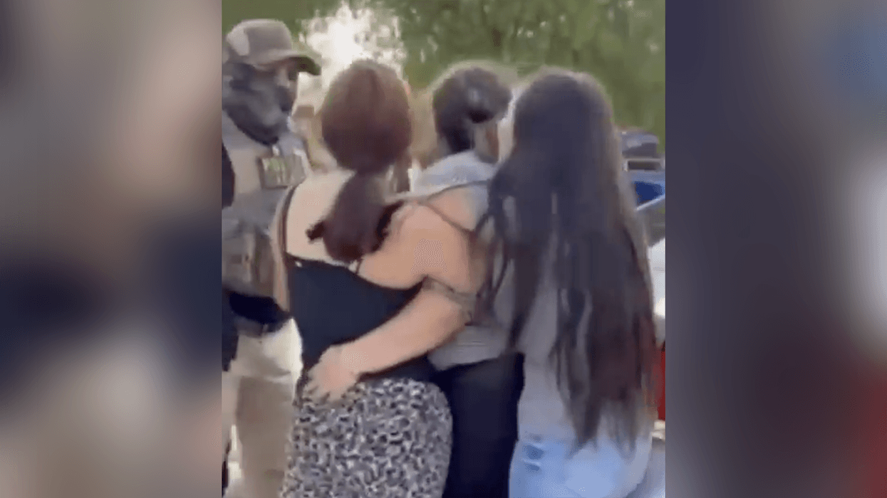 Here's Another Group Of Angry Women Holding Children, This Time Violently Obstructing ICE Agents