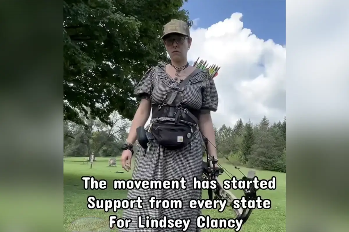 AWFL Wisconsin TikToker is armed with a bow and arrows to rally an uprising for Lindsey Clancy (who murdered her three kids)