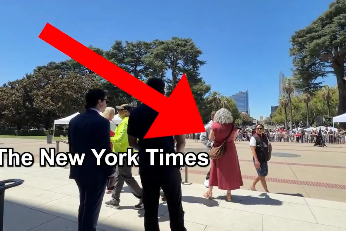 AWFL NYT reporter confronts Nick Shirley on "Stop Nick Shirley Act," but realizes it affects HER job too