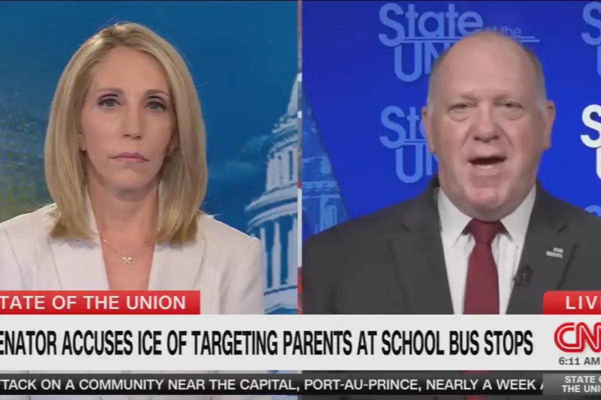 Tom Homan destroys the latest Democrat talking point that ICE is terrorizing kids at school bus stops