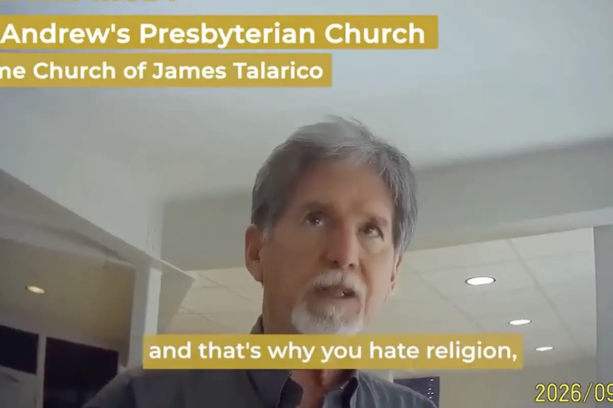 James Talarico's pastor declares that if you "hate religion," then his church is the place for you
