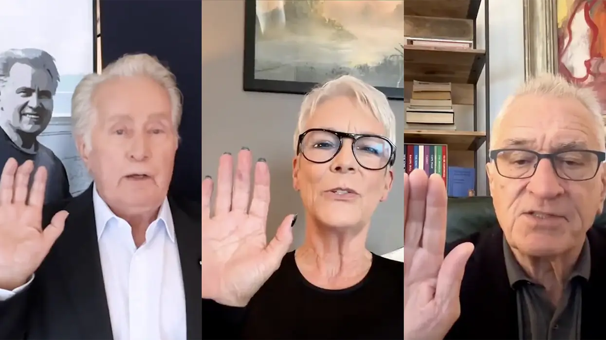 We regret to inform you that Hollywood celebrities are throwing their hands up in ANOTHER cringe anti-Trump video