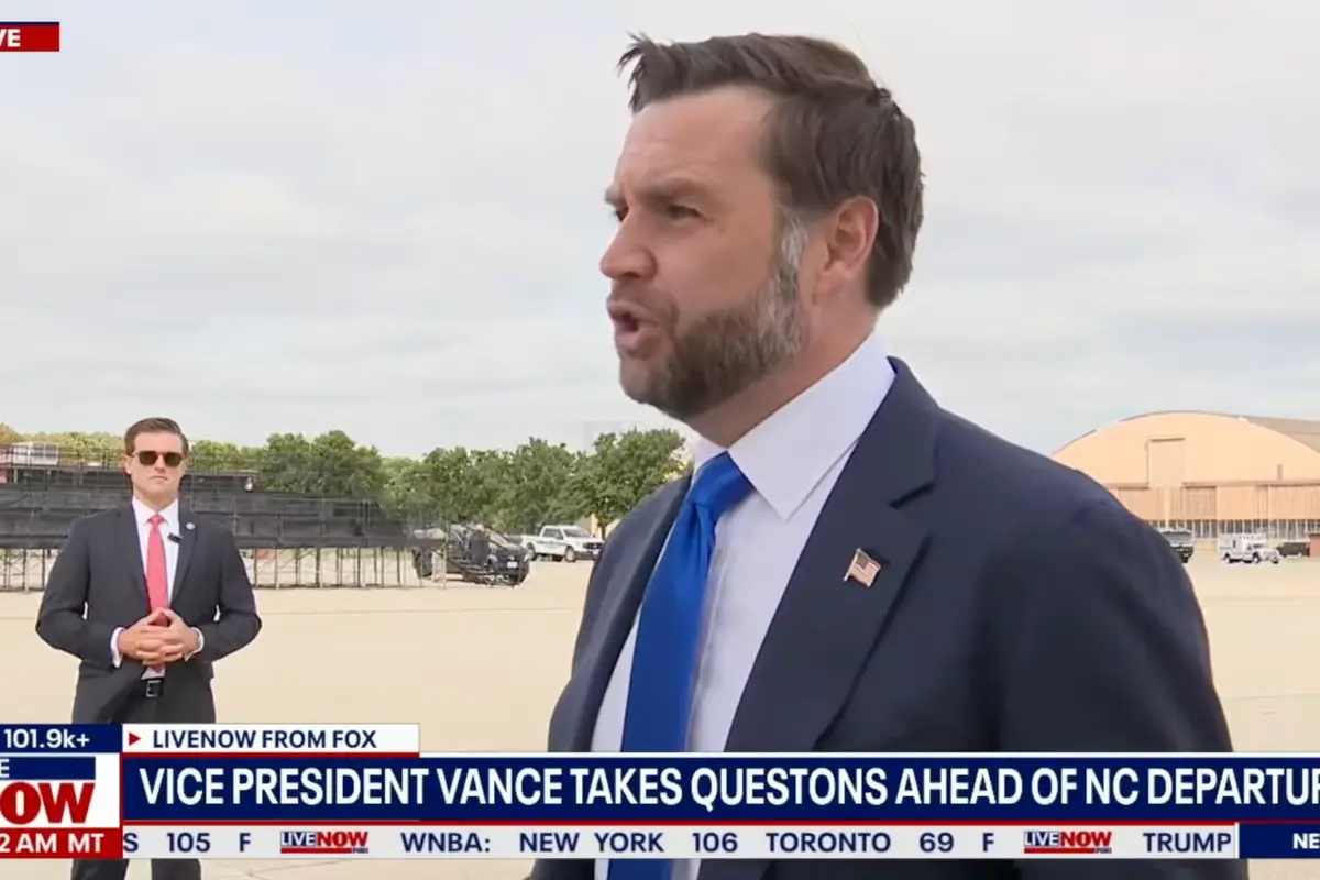 Of course, JD Vance makes the perfect case for Trump's "media ban" with his brilliant comparison