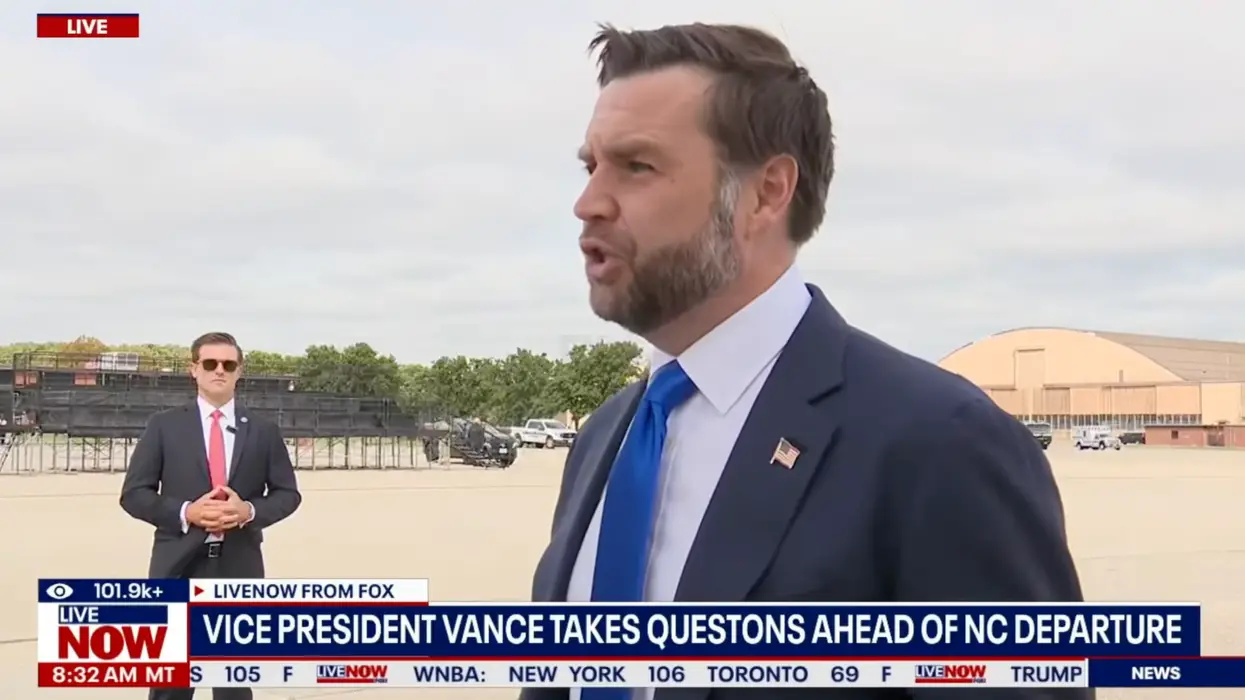 Of course, JD Vance makes the perfect case for Trump's "media ban" with his brilliant comparison