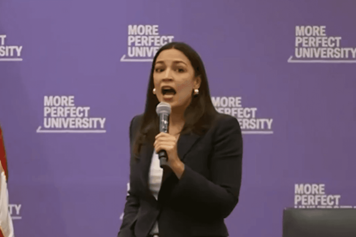 AOC has a hissy fit at a town hall rally, claiming that "ICE is AI" and is coming after ALL of us