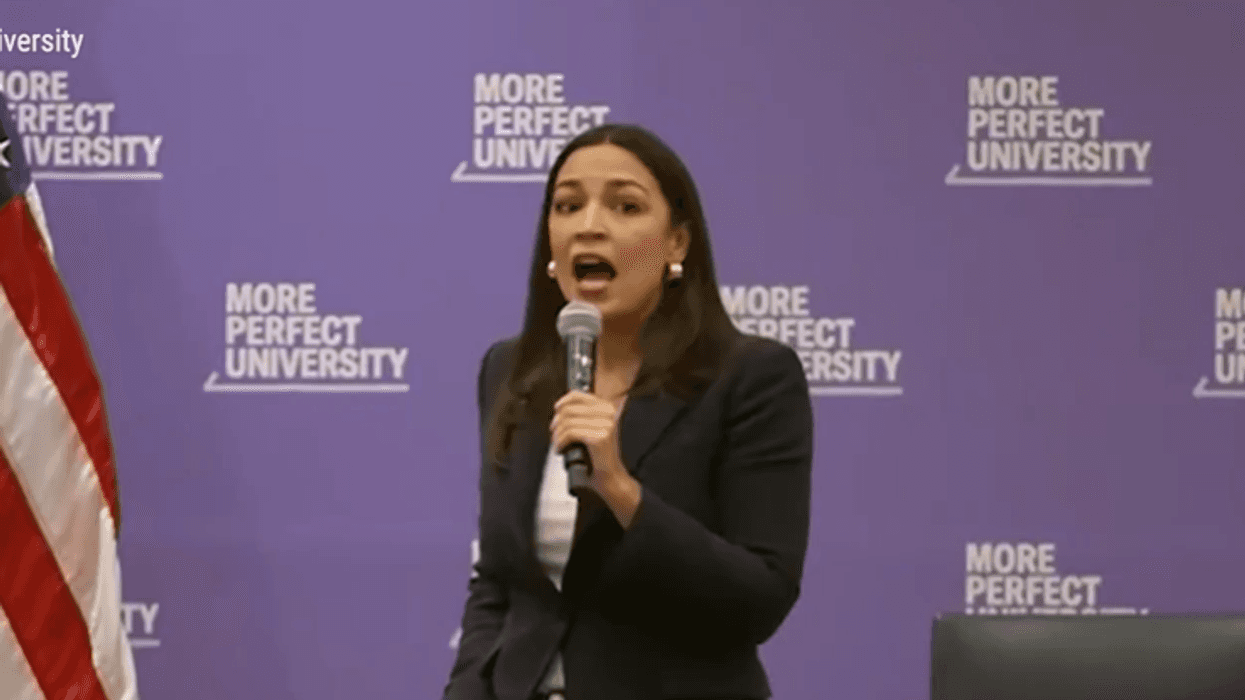AOC has a hissy fit at a town hall rally, claiming that "ICE is AI" and is coming after ALL of us