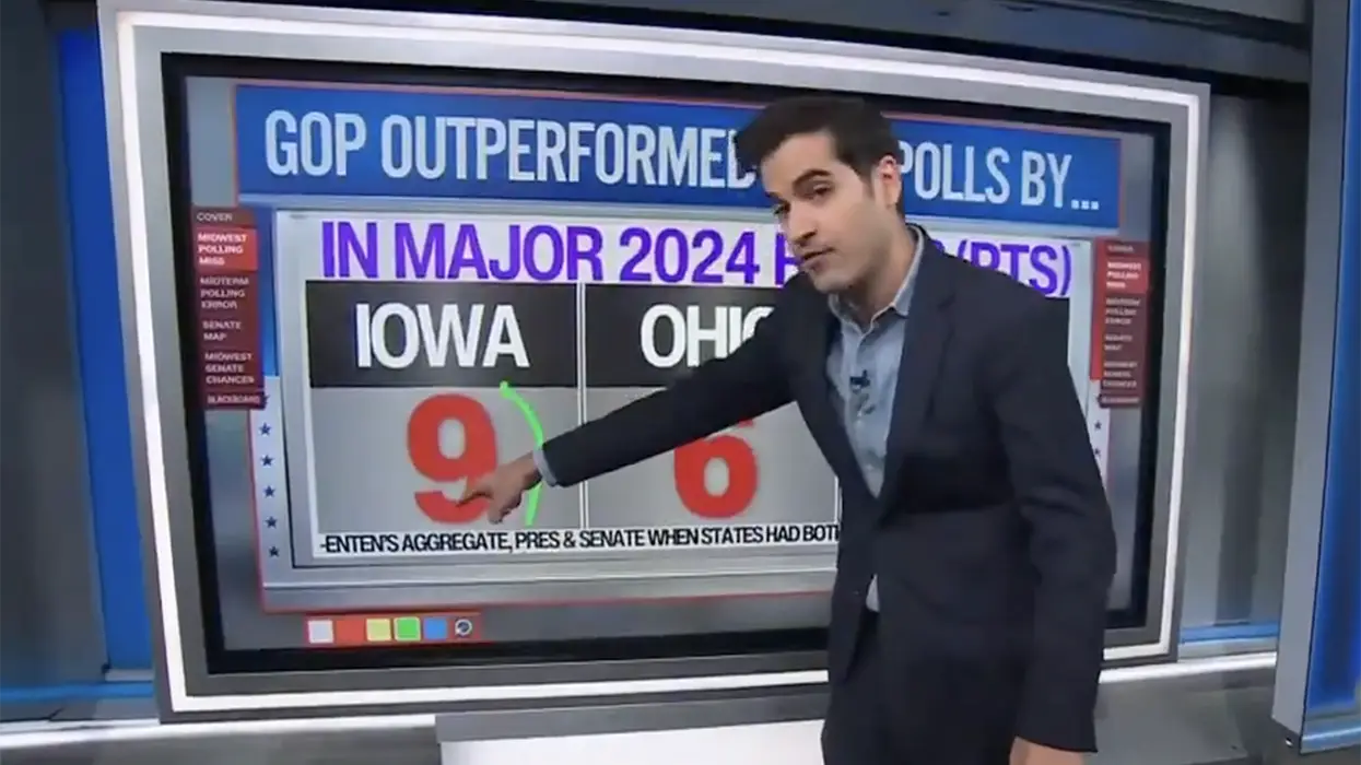 CNN polling guru warns voters not to trust the polls (we're paraphrasing)