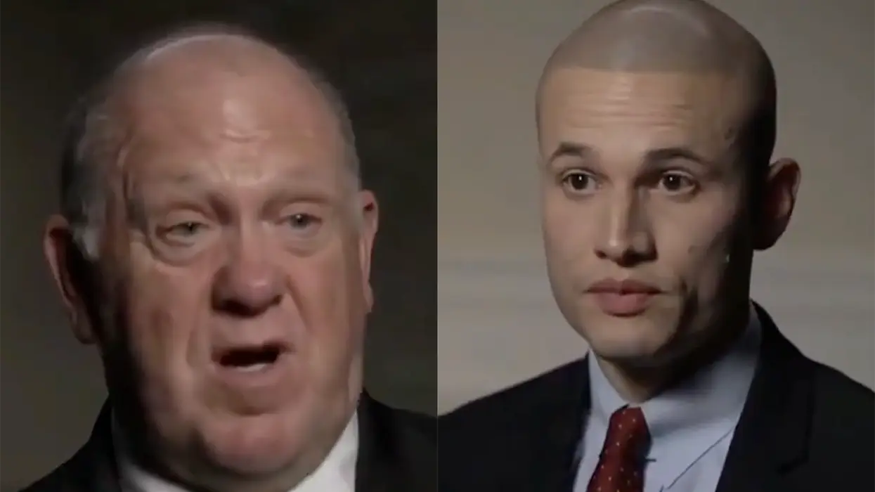 Reporter attempts to confront Tom Homan with Democrat talking points on immigration. Fails bigly.