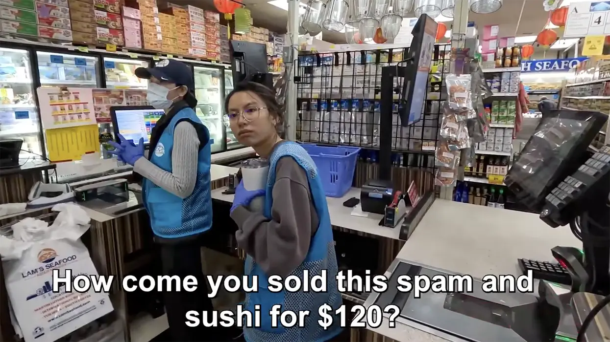 Nick Shirley exposes ANOTHER Democrat-run city fraud scheme, involving EBT and $120 for SPAM