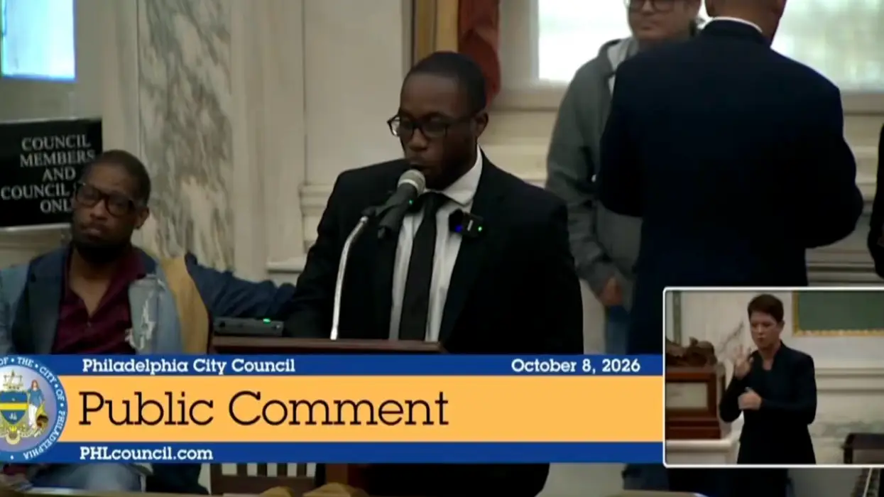 Philadelphia City Council went to honor Democrat Socialists, but this patriotic resident was having NONE of it
