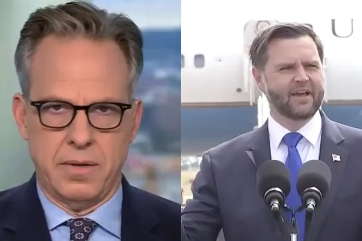 CNN's Jake Tapper is big mad that JD Vance made a gay joke about James Talarico