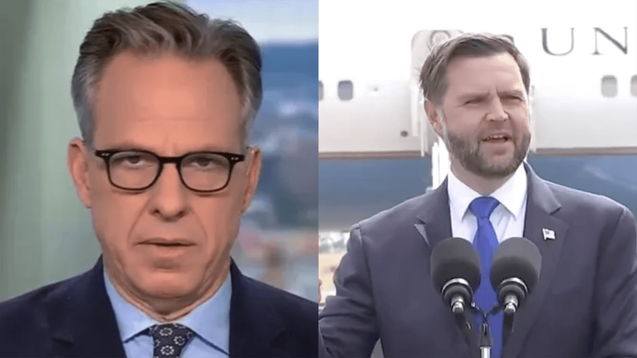 CNN's Jake Tapper is big mad that JD Vance made a gay joke about James Talarico