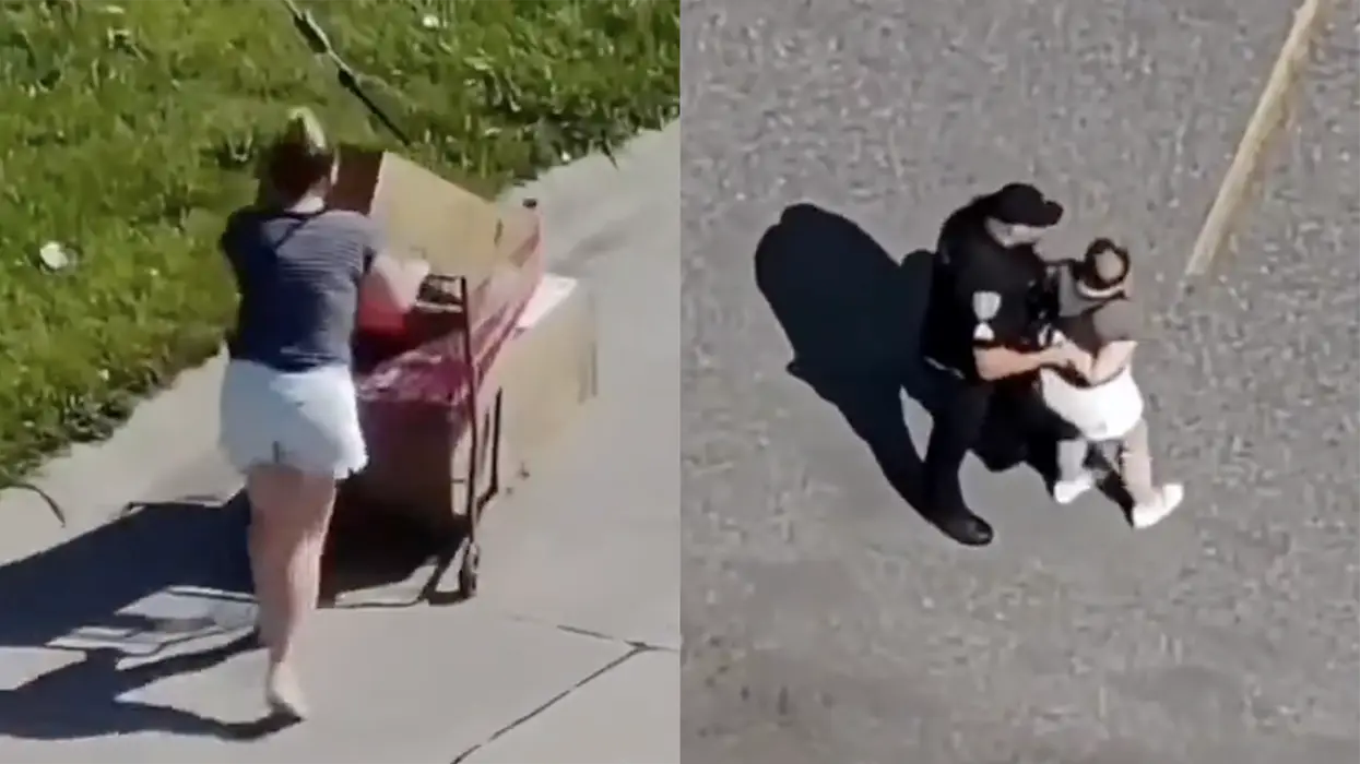 Woman Steals Two 12-Foot Skeletons From Home Depot And Gets Tracked Down By Drone