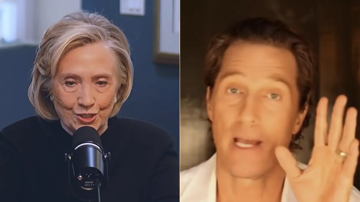 Left-wing podcaster Hillary Clinton lashes out at Matthew McConaughey over not shilling for the Democrat Party