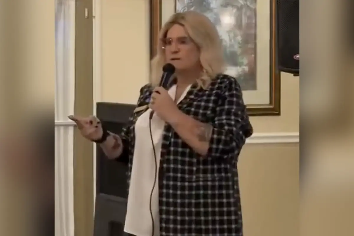 Trans dude running for Congress is super mad at Trump, who they/them claims is fighting against who she/her is today