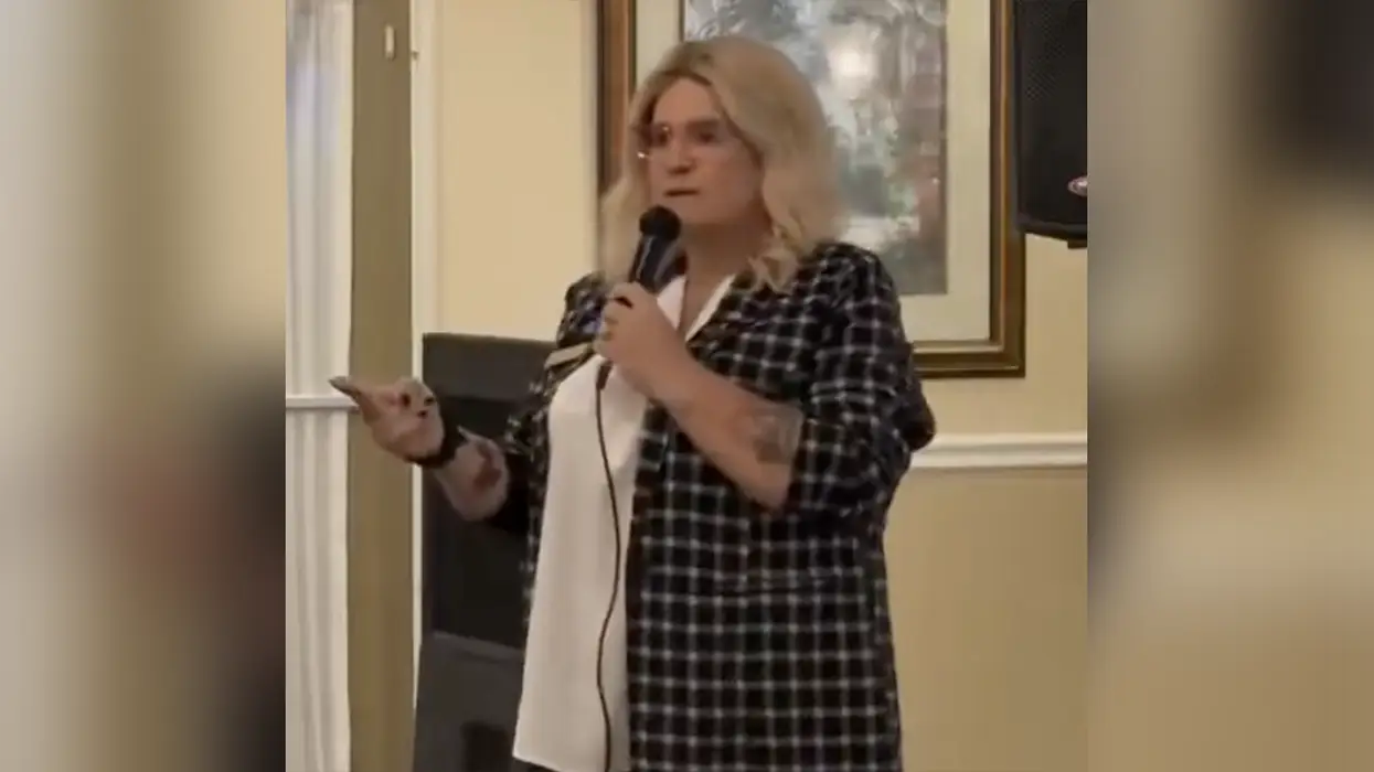 Trans dude running for Congress is super mad at Trump, who they/them claims is fighting against who she/her is today