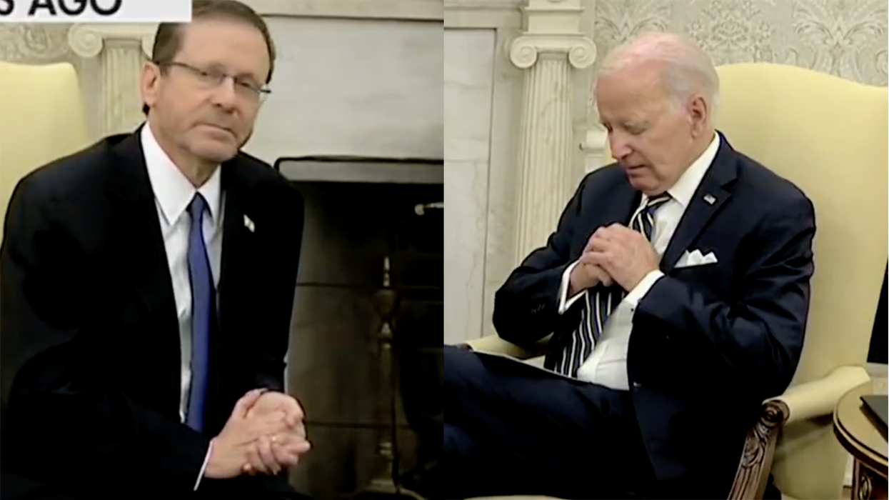 President Joe Biden meets with Israeli President Isaac Herzog
